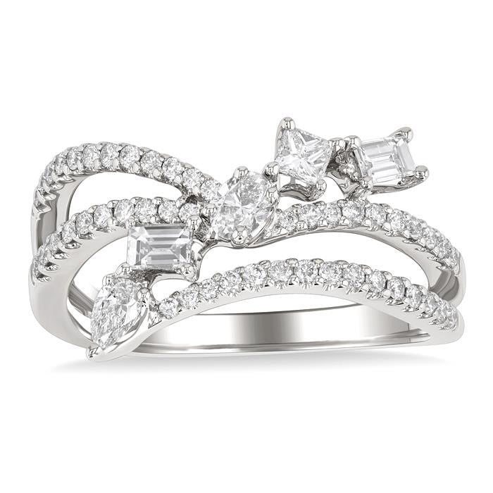 Harmony Diamond Ring in Metal