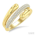 1/2 Ctw Round Cut Diamond Aeris Gold Fashion Ring in 14K Yellow Gold
