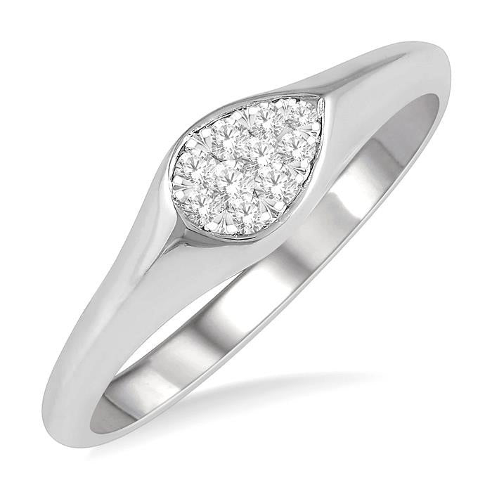 Pear Shape Shine Bright Diamond Promise Ring
