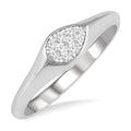 Pear Shape Shine Bright Diamond Promise Ring