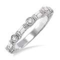 1/2 Ctw Diamond Fashion Band in 14K White Gold