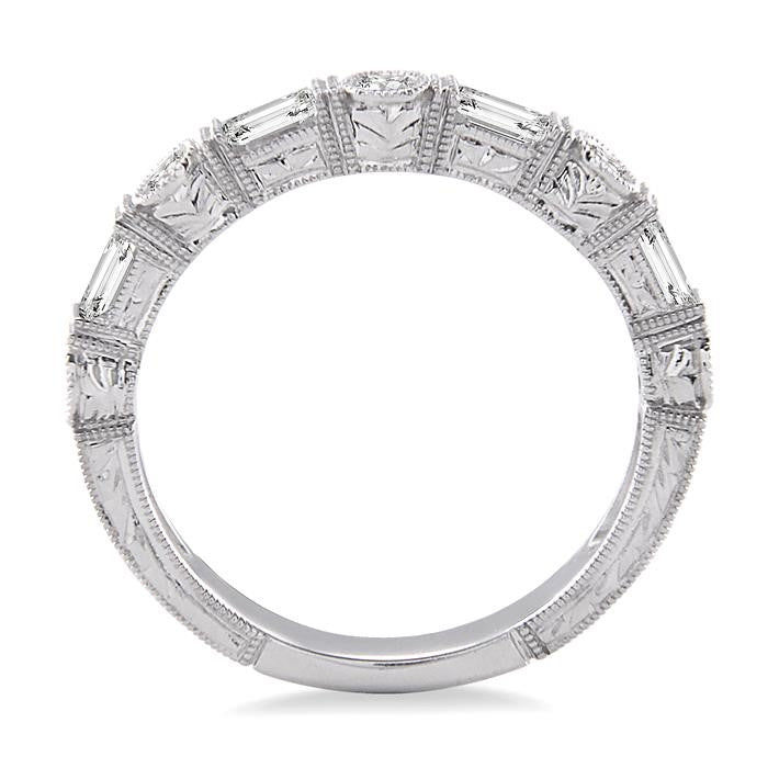 1/2 Ctw Diamond Fashion Band in 14K White Gold