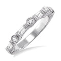 1/2 Ctw Diamond Fashion Band in 14K White Gold