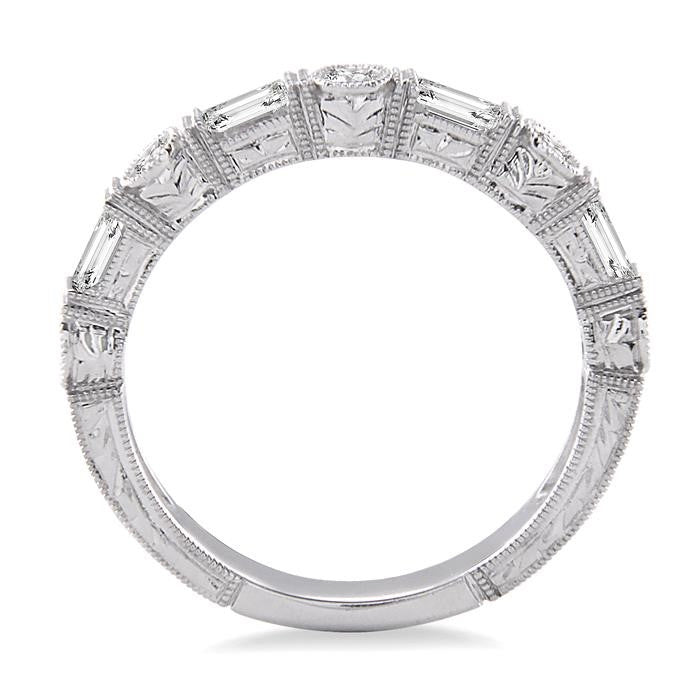 1/2 Ctw Diamond Fashion Band in 14K White Gold