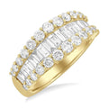 Regal Diamond Jewelry in Yellow Gold