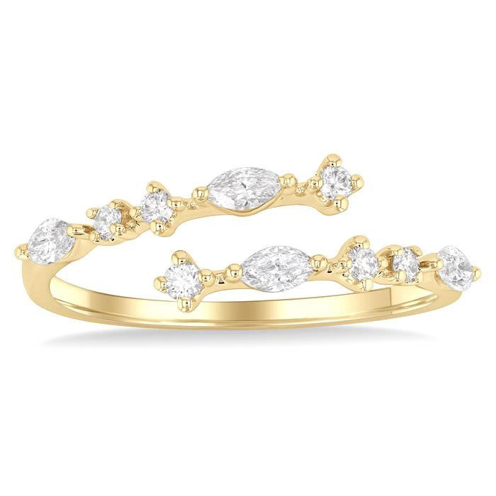 Diamond Fashion Open Band