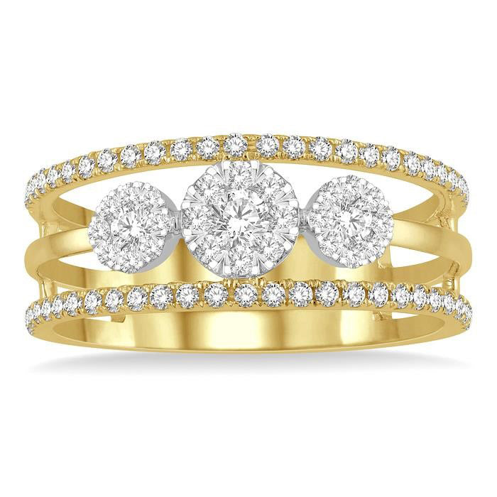 Opulence Diamond Ring in Metal