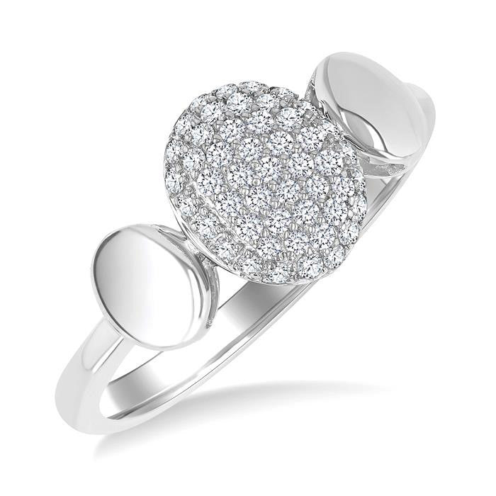 ElElTh VelRaCa 14K White Gold Diamond Ring