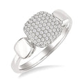 XeLinVer 14K White Gold Diamond Ring
