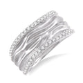 1/3 Ctw Round Cut Diamond Fashion Ring in 14K White Gold