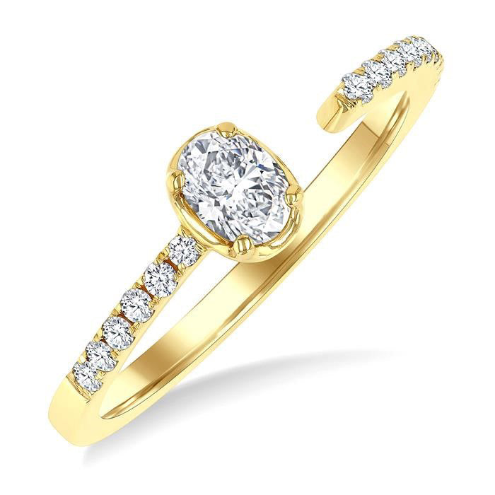 Harmony Diamond Ring in Metal