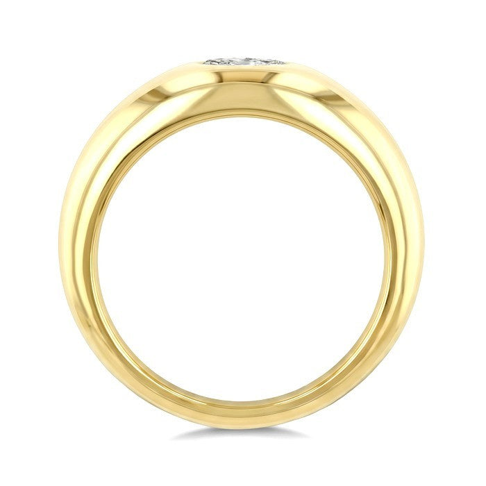 1/4 Ctw Marquise Cut Diamond Aeris Gold East-West Fashion Ring in 14K Yellow Gold