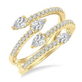 Harmony Diamond Ring in Metal