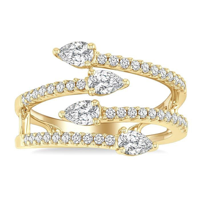 Harmony Diamond Ring in Metal