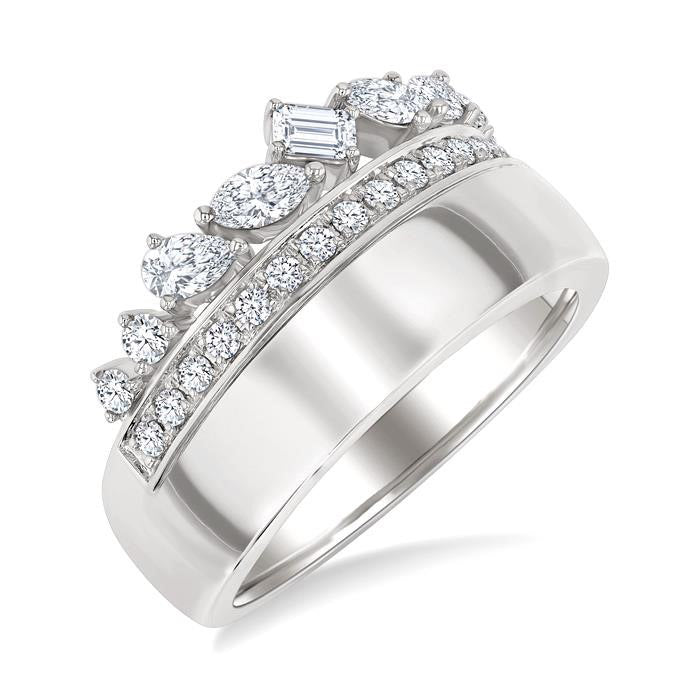 Aurora Diamond Ring in Metal