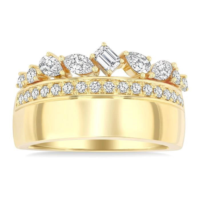 Timeless Diamond Ring in Metal