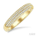 1/2 Ctw Round Cut Diamond Aeris Gold Fashion Band Set in 14K Yellow Gold