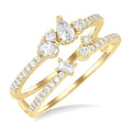 Celestial Diamond Ring in Metal