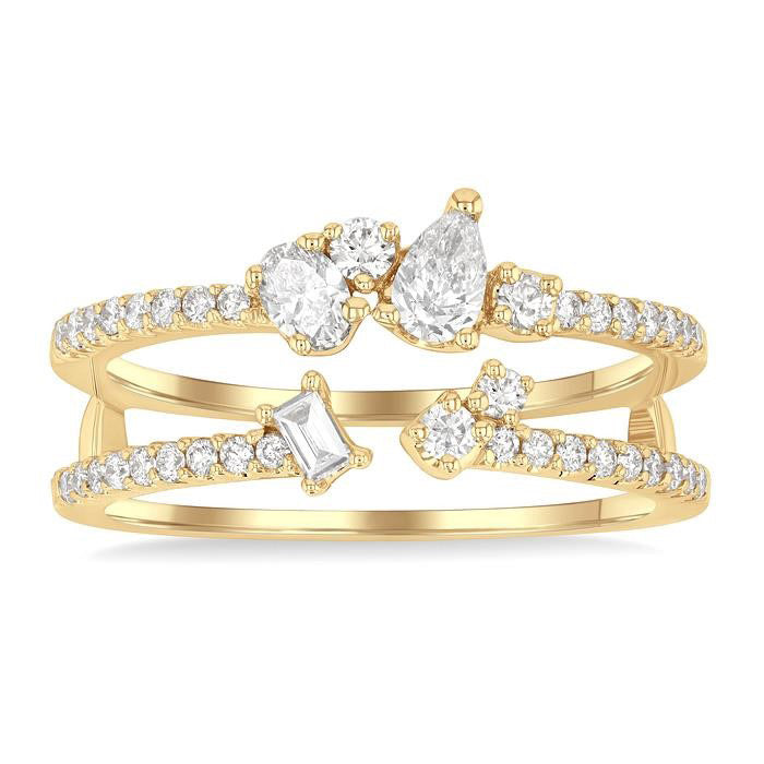 Celestial Diamond Ring in Metal