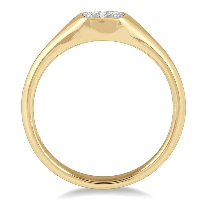 Shine Bright Essential Diamond Signet Ring