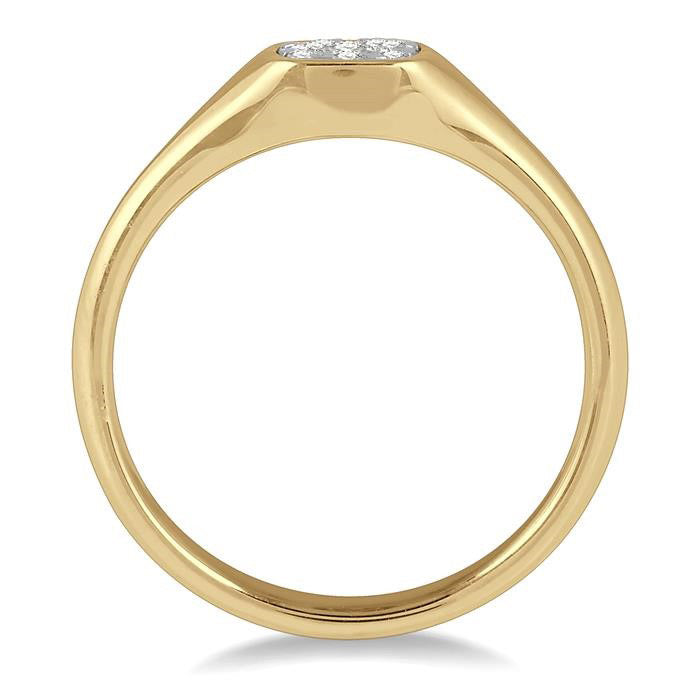 Shine Bright Essential Diamond Signet Ring