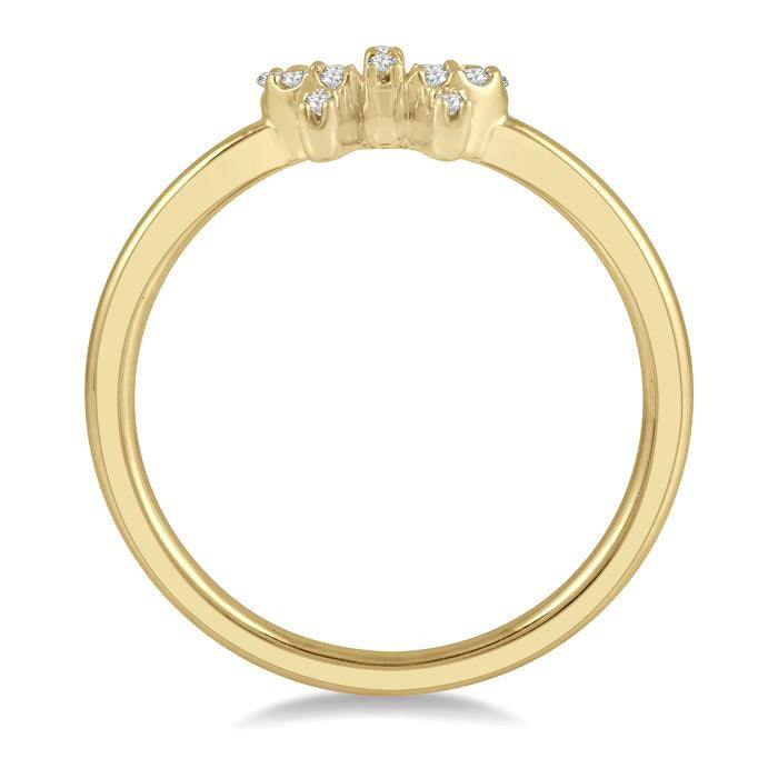 Stackable Bow Petite Diamond Fashion Ring