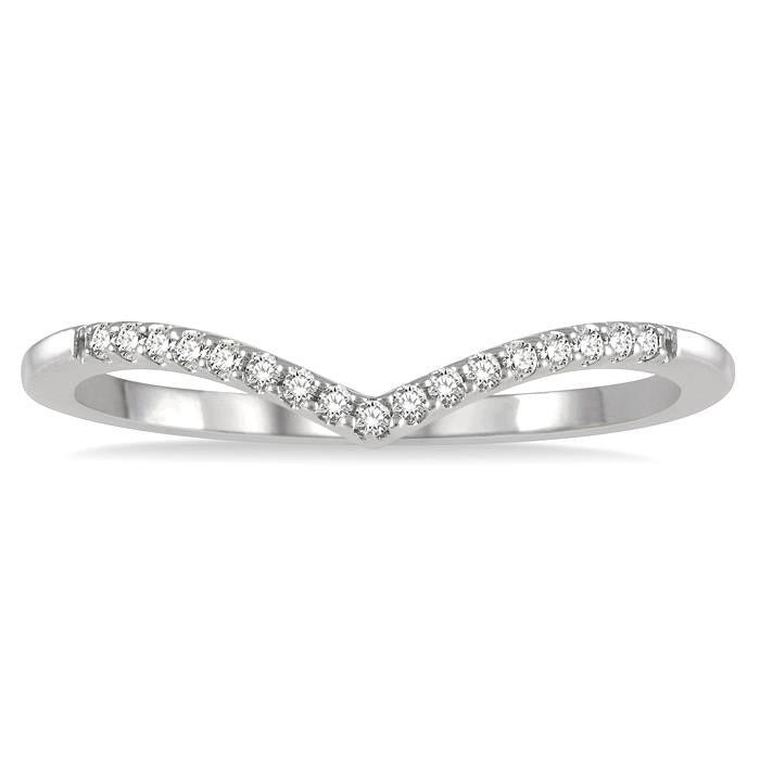 Calla Vista Grace Stackable Chevron Petite Diamond Fashion Ring