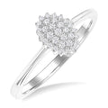 Heritage Diamond Ring in White Gold