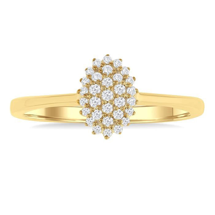 Harmony Diamond Ring in Yellow Gold