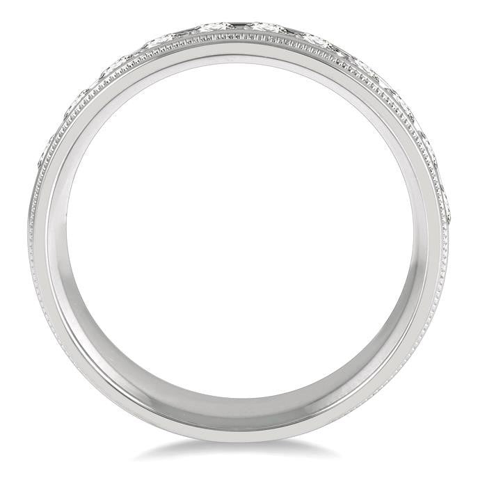 Channel Set Men's Diamond Band
