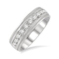 Channel Set Men's Diamond Band