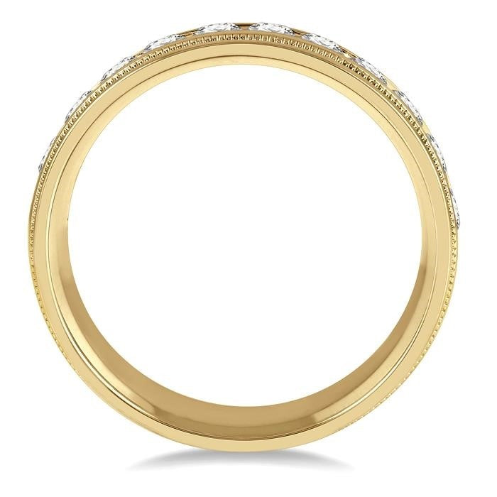 Channel Set Men's Diamond Band