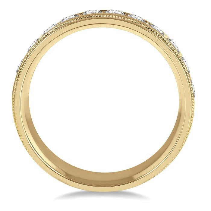Channel Set Men's Diamond Band