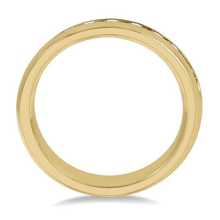 Channel Set Men's Diamond Band