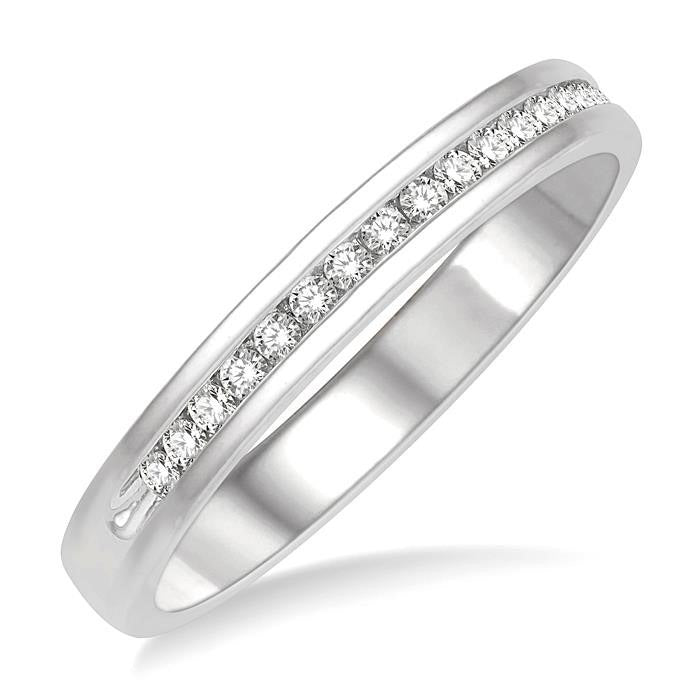 Channel Set Men's Diamond Band