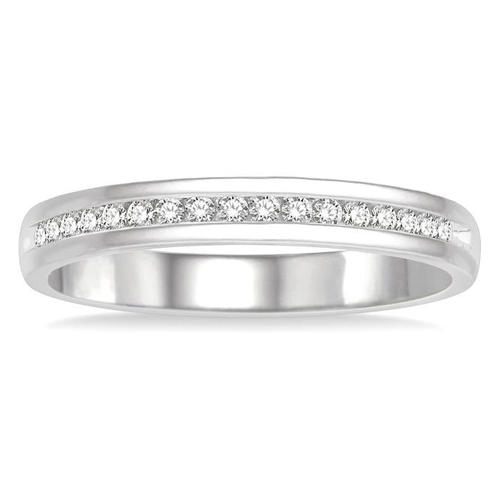 Channel Set Men's Diamond Band