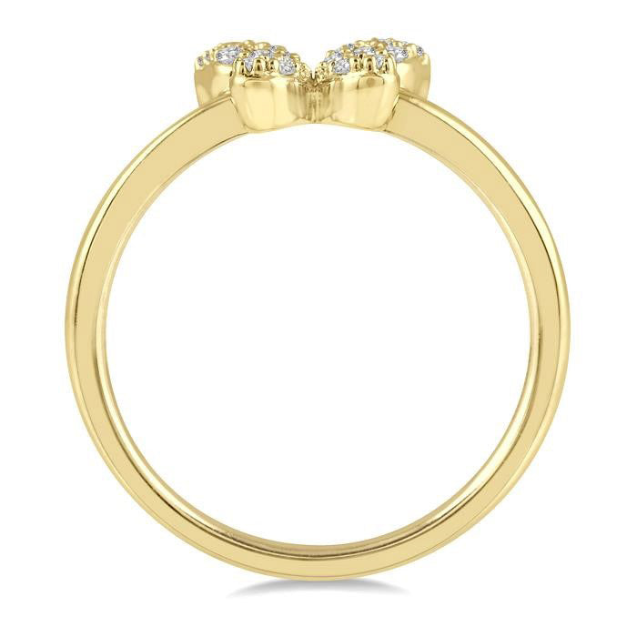 Aurora Diamond Ring in Yellow Gold