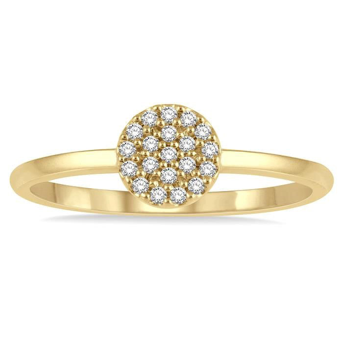 Mystique Diamond Ring in Metal