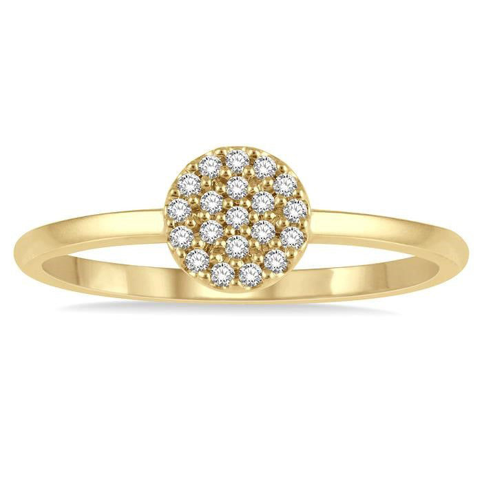 Aurora Diamond Ring in Metal