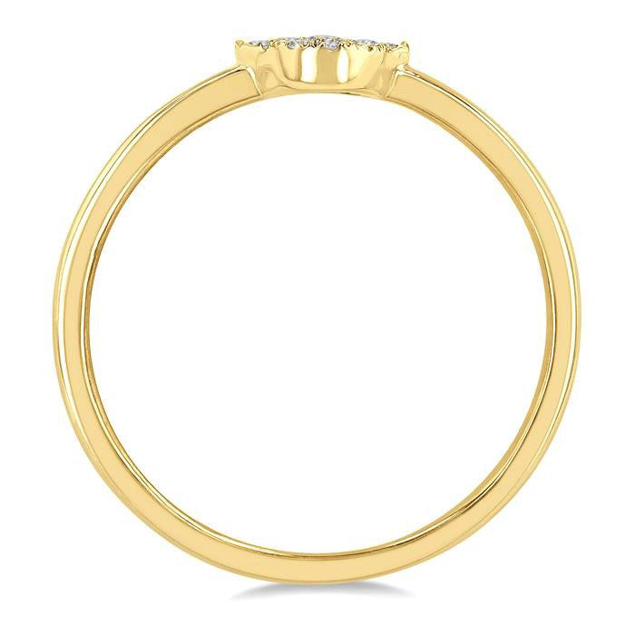 Stackable Hamsa Petite Diamond Fashion Ring
