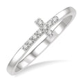 Velour Diamond Ring in Metal