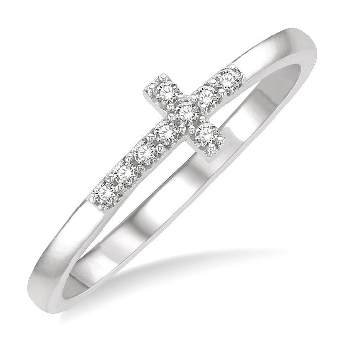 Velour Diamond Ring in Metal