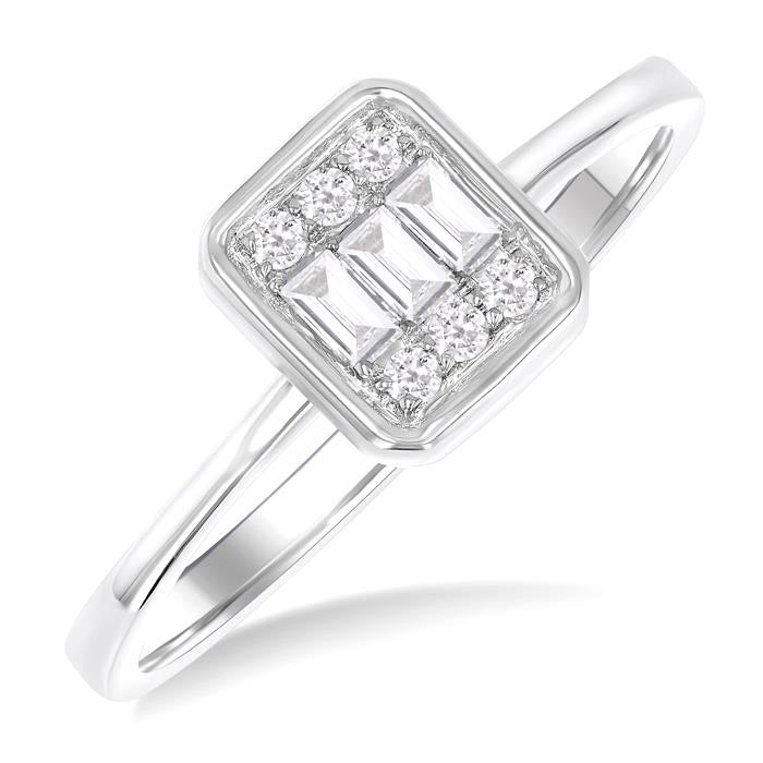 Passion Diamond Ring in White Gold