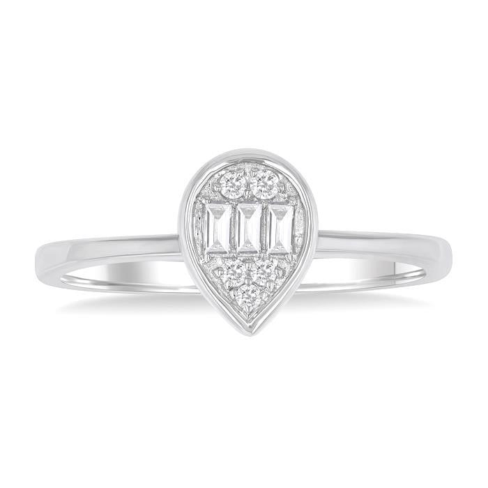 Aurora Diamond Ring in Metal