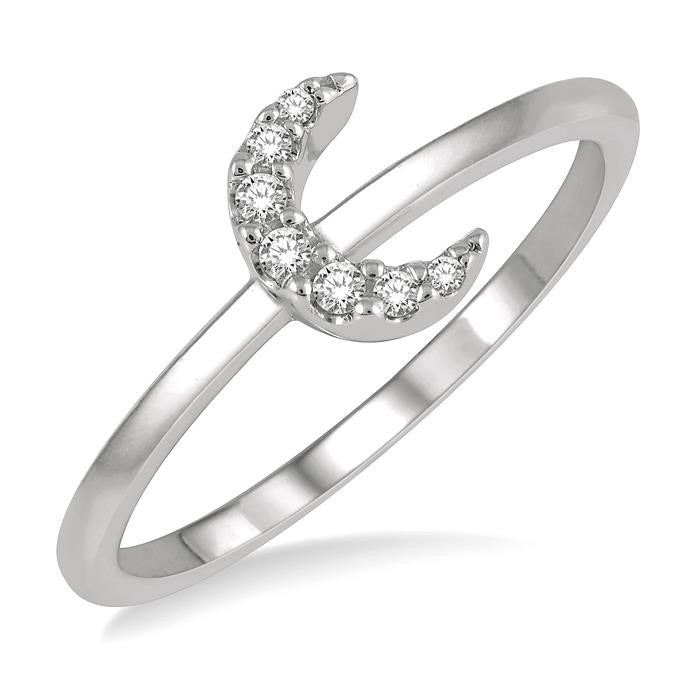 Starlight Diamond Ring in White Gold