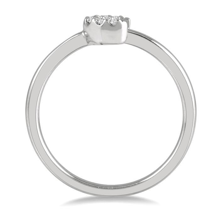 Starlight Diamond Ring in White Gold