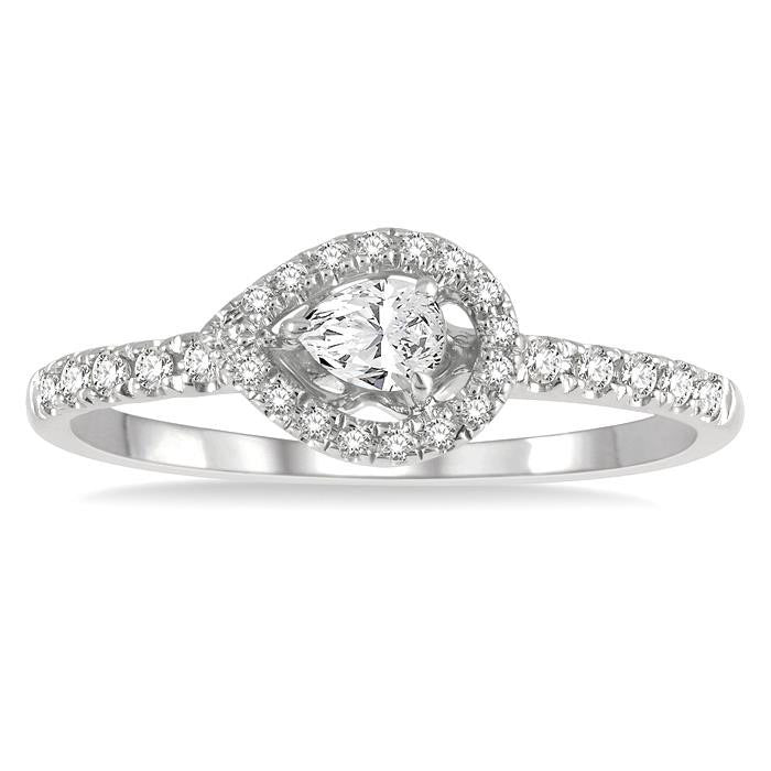 Clover Brio Diamond Ring