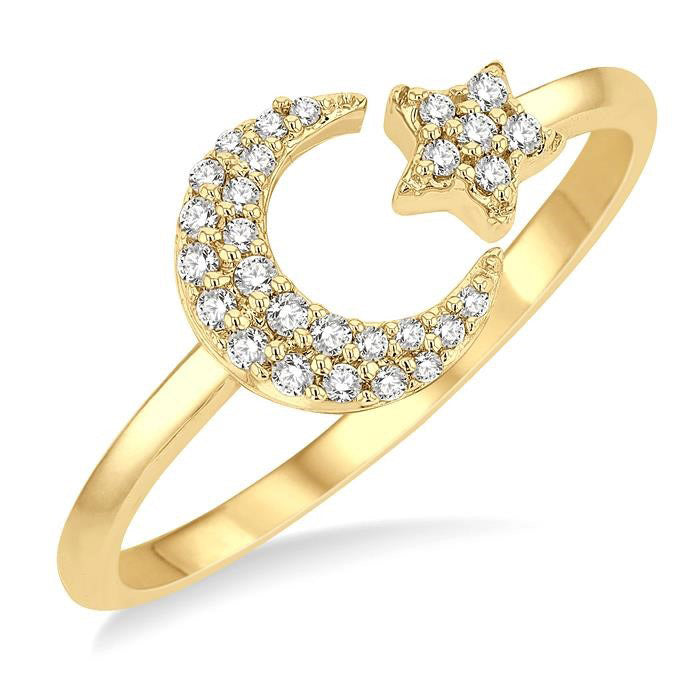 Regal Diamond Ring in Metal