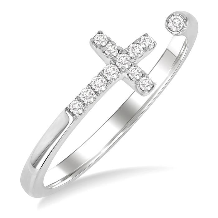 Whisper Diamond Ring in White Gold