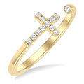 Velour Diamond Ring in Yellow Gold